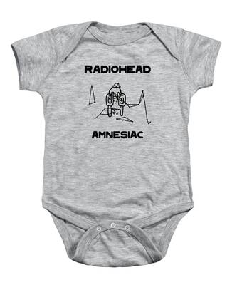 Radiohead Baby Onesie Kid A Thom Yorke Unisex Gerber Organic Cotton Bodysuit